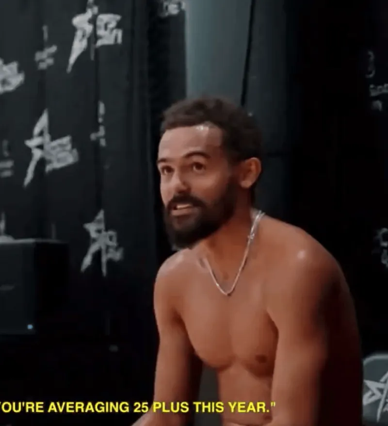 华体会体育-特雷-杨训练中对小波特说道：新赛季你能轻松场均25+